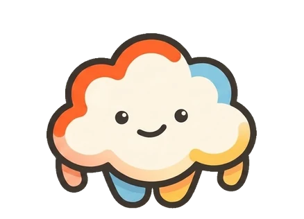 耳をかたむけているキャラクター