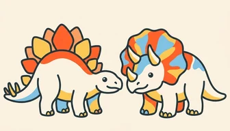 恐竜の絵